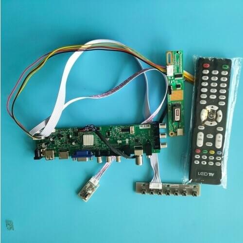 Kit for LP154WX5-TLC1/LP154WX5-TLC2 Digital TV USB AV 1280X800 LCD Panel Screen monitor HDMI VGA DVB-T2 1 CCFL Controller board