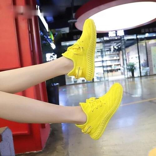 New Women Sneakers Mesh Casual Shoes Air-Cushion Flat Anti-Slip Women Sneakers Outdoor Jogging Trainer Female Vulcanized Shoes