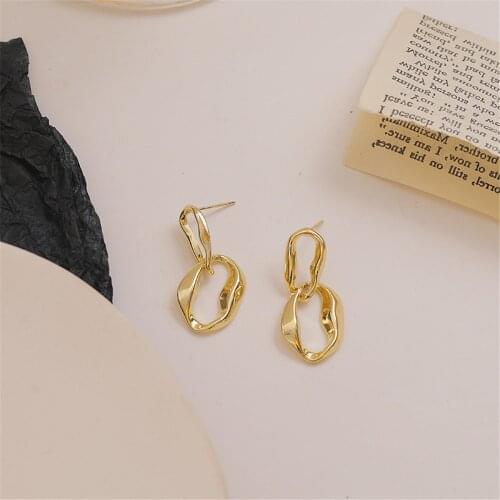 Fashion Geometric Earrings Female Simple Temperament Punk Style Earrings