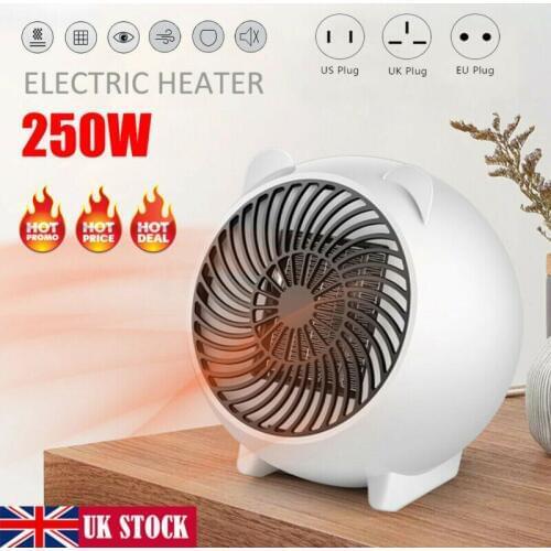 Portable Electric Heater Mini Fan Heater Desktop Household Wall Handy Heating Stove Radiator Warmer Machine for Winter