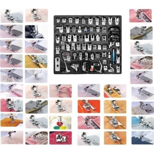 32/45/62pcs Multi-functional Domestic Sewing Machine Presser Feet Set Accessories With Box Tools Accessory Sewing Tool
