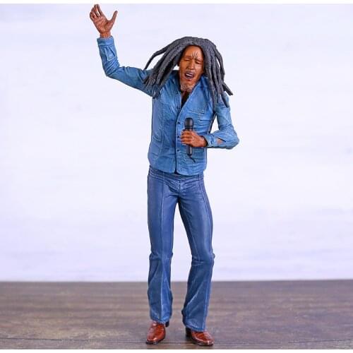 Reggae Singer Bob Marley From Jamaica PVC Figure Fans Collectible Model Toy Doll Gift