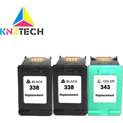 Compatible ink Cartridge Replacement for 338 343 hp338 hp343 Ink Cartridge for Deskjet 460C 5740 6520 6540 6840 8150