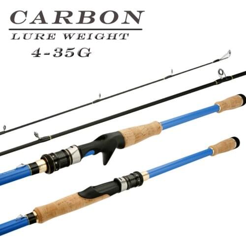 Jigging Fishing Rod 1.8m 2.1m 2.4m 2.7m Baitcasting Rod Lure 4-35g Ultra Light 24T Carbon Spinning Carp Pole Travel Surf Pole