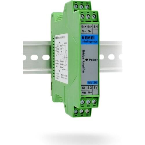 Precision Weighing Transmitter Strain Bridge Force Measurement Pressure Tension Millivolt MV Signal Amplifier 0-20mA 0-10V