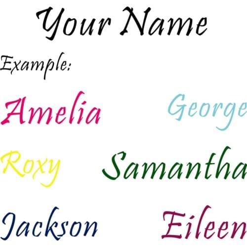 Your Text Custom Self adhesive Vinyl Lettering Letters prespaced Signwriting Wording Name Personalised Name Sticker