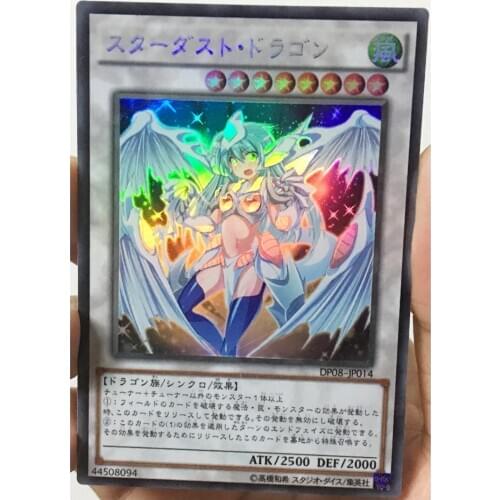 Yu Gi Oh Stardust Dragon Girly Version Japanese DIY Toys Hobbies Hobby Collectibles Game Collection Anime Cards