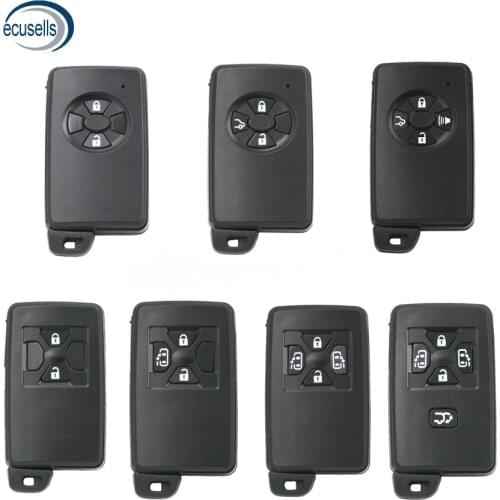 Replacement Shell 2/3/4/5 Button Smart Remote Key Fob for TOYOTA RAV4 Vitz Ractis Car Key Blank Case