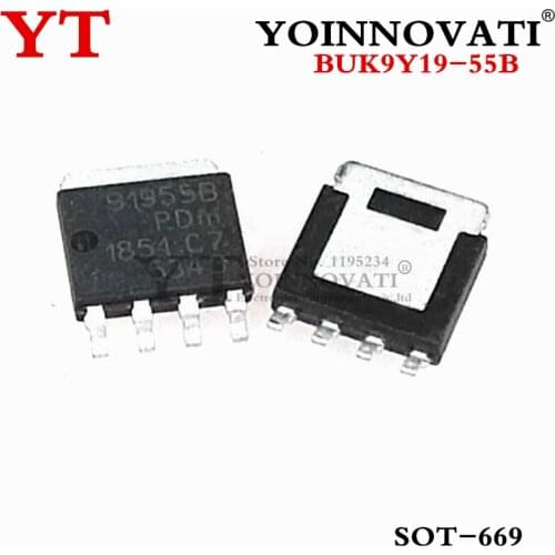 10pcs/lot BUK9Y19-55B BUK9Y19 91955B SOT669 IC Best quality