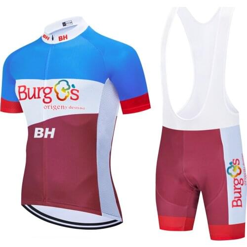 2021 BH Cycling Clothing Burg Bike Jersey Quick Dry Mens Bicycle Clothes Team Cycling Jerseys Summer 20D Bike Shorts Set