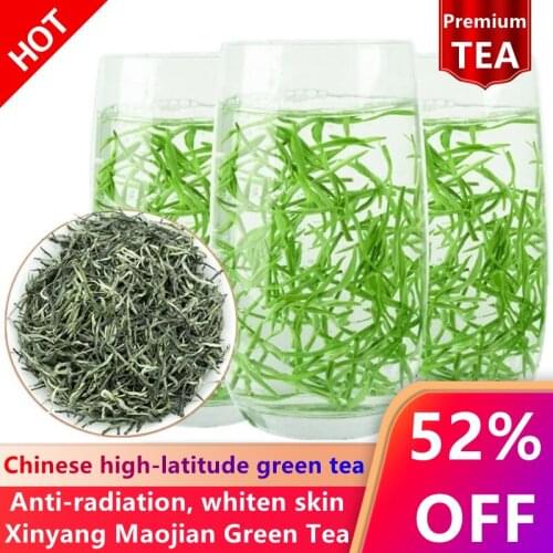 2021 Chinese Xinyang Maojian Green Tea Real Organic New Early Spring tea for weight loss Health Care Green Food