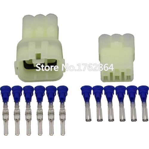 6 pin DJ7065F-2.2-11/21 with terminal Sealed Male Female connector Sensor auto connector used