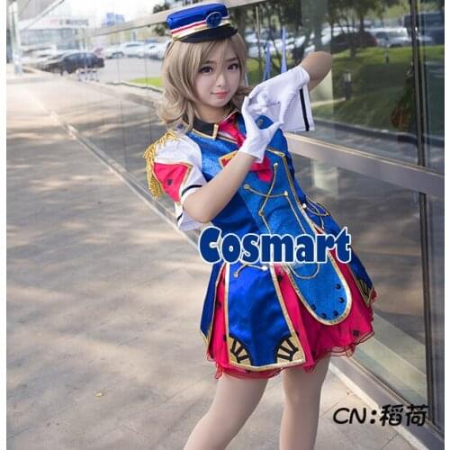 [Customize]Anime LoveLive!Sunshine!Watanabe You Happy Party Train Aqours Awakening Uniform Cosplay Costume Halloween Suit For Wo