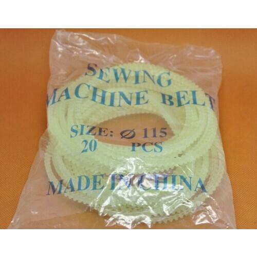 Free shipping 20pcs SEWING MACHINE SPARE PARTS & ACCESSORIES HIGH QUALITY SEWING MACHINE BELT MB-115 MOTOR BELT