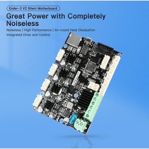 CREALITY 3D Ender-3 V2 Silent Motherboard V4.27 Noiseless High Performance Upgrade For Ender3 / Ender-3 pro 3D Printer parts