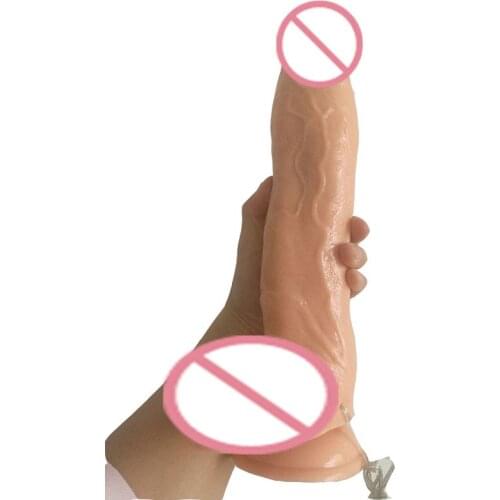 DLX Big Realistic Dildo Vibrator Sex Toys for Women Huge Artificial Penis Suction Cup G Spot Anal Dildo Vibrator for Couple