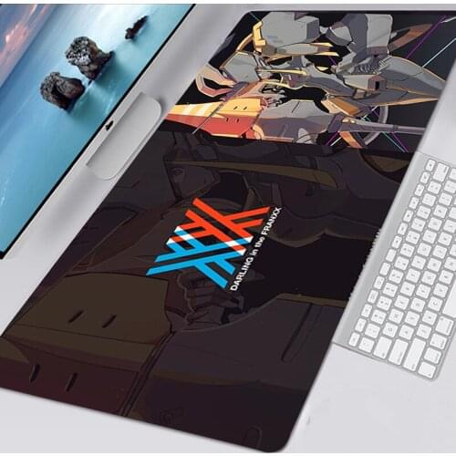 Darling In The Franxx Zero Mouse Pad Anime XXL 90x30 Mouse Mat Large Kawaii Mousepad Gamers Desk Mat Gaming Accessories Mausepad