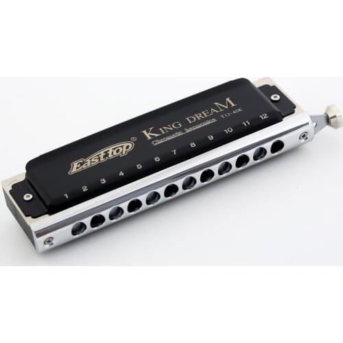 Easttop T12-48K King Dream 12 Holes chromatic harmonica C key professional playing harmonica Mouth Organ