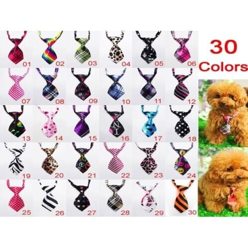 Fedex DHL Free shipping Fashion Dog Necktie Bow Tie Pet Bowtie Headdress Grooming Supplies 30 colors for chioce,500pcs/lot