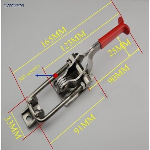 Holding capacity 350KG Hasp Fastener, Toggle Latch, Hasp Catch - Trailer Industrial