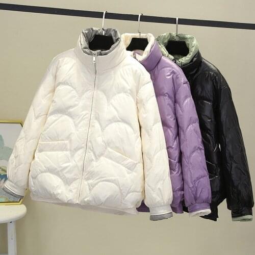 Short Down Padded Jacket Womens Hot 2021 Winter New Korean Version Of Loose Bread Jacket Padded Jacket