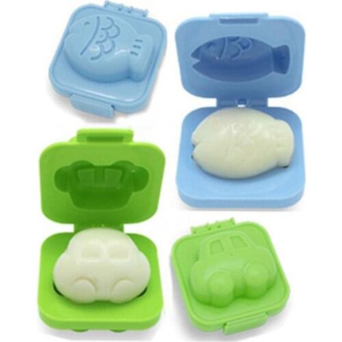 Kitchen DIY Baking Tools Rice Ball Mould Children Cut Vegetables Boiled Egg Cartoon Animal Shape Bento Sushi Mould Decoration