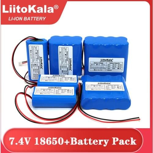 7.4V 18650 Lithium Battery Pack 2S 2.6ah 3ah 6ah 9ah Fishing LED Light Bluetooth Speaker 8.4V Emergency DIY batteries with PCB