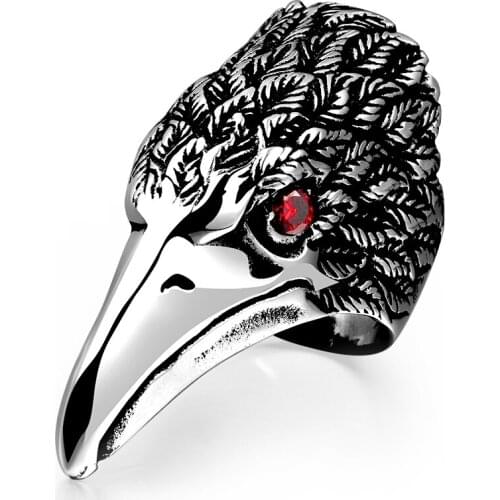 Unique Eagle Ring Stainless Steel Mans High Quality Jewelry Hot Mans Accessories Size 8 9 10 11 GMYR190
