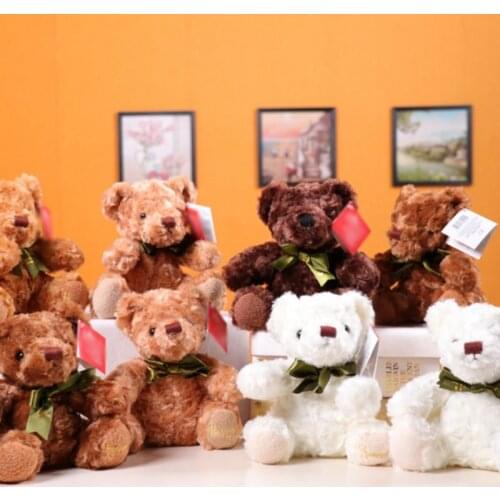 Fluffuns Teddy Bear Plush Cute Teddy Bears Stuffed Animals in Height Dark Brown Golden White