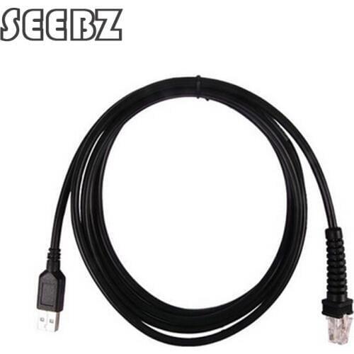 5pcs/lot 2M USB Straight Cable Compatible For Datalogic 7000 QS6500 Scanner Cable