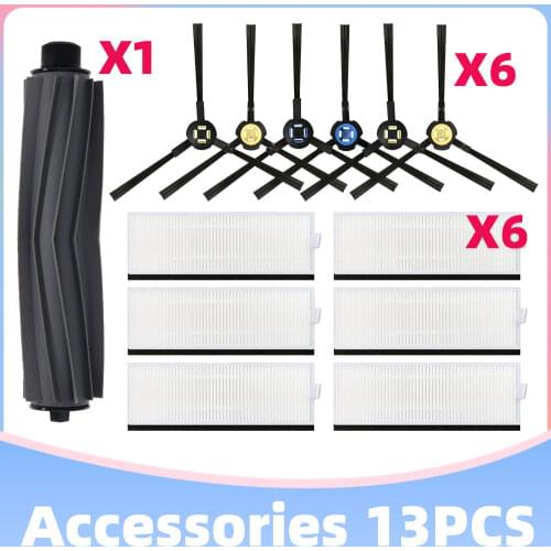 Replacement Roller Side Brush HEPA Pre Filter Cover for Silvercrest SSR1 SSRA1 ilife A9s A9 A7 Robot Vacuum Cleaner Accessories