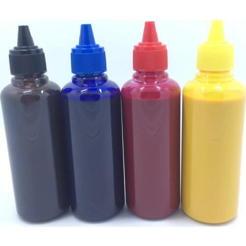 YOTAT 4x 100ml Sublimation Ink For EPSON Inkjet Printer R230 T50 R270 1390 Heat Transfer Ink for mug cup t-shirt flag gift