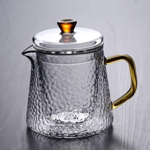 Heat Resistant Glass Teapot With Stainless Steel Tea Infuser Filter Flower Tea Kettle Kung Fu Tea Set Puer Oolong Teapot