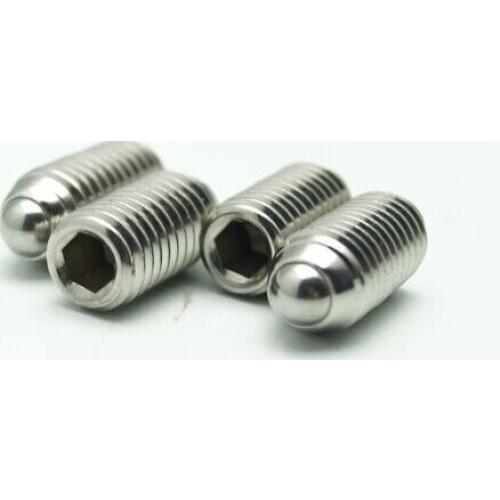 TF08003-M12x22 Stainless steel Ball Spring Plunger