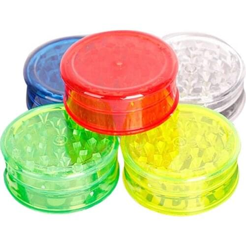 Smoke Herb Crusher Smoke Grinders Tabacco Accessories 1 pcs 3 Layers Durable Tobacco Grinder Hand Spice Crushers Plastic