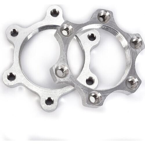 1pc Bike Freewheel Threaded Hubs Disk Disc Brake Rotor 6Bolt Flange Adapter Tool