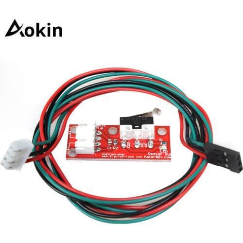 3 Sets/lot Endstop Mechanical Limit Switches With 3 Pin 70cm Cable For Ramps 1.4 Control Board Part Switch 3d Printers Parts Kit