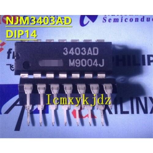 5Pcs/Lot , NJM3403AD DIP-14 NJM3404AD DIP-8 ,New Oiginal Product New original free shipping fast delivery