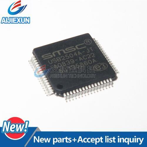 5Pcs USB2504A-JT QFP INTEGRATED USB2.0 COMPATIBLE 4 - PORT HUB in stock 100% New and original