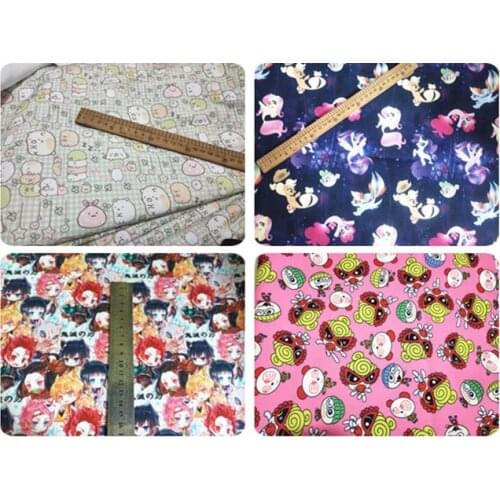 50*148cm Fawn robot superhero hysteric mini Polyester canvas Fabric for Sewing diy Pillow curtain bag tablecloth