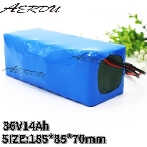AERDU 36V10S4P 14Ah for AED3500mAh with 30A Balance BMS 42V Battery Pack Ebike Electric Car Bicycle Motor for Xiaomi Scooter