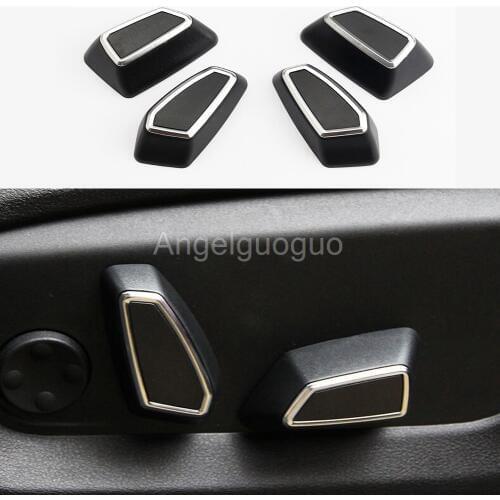 Angelguoguo Car Interior Decoration Auto Seat adjustment button switch trim fit for BMW 1 3 4 5 X3 X4 X5 X6 Series