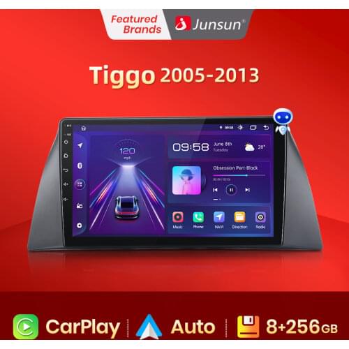 Junsun V1 2G+32G Android 10.0 RDS For Chery Tiggo T11 1 2005-2013 Car Radio Multimedia Video Player Navigation GPS 2 din dvd
