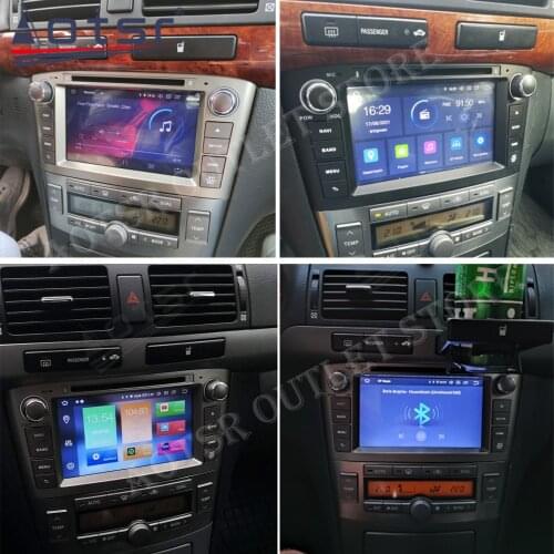 For Toyota Avensis T25 2002-2008 Car Multimedia Radio Player Stereo screen Android 10 DSP 7“ IPS screen Audio GPS Nav head unit
