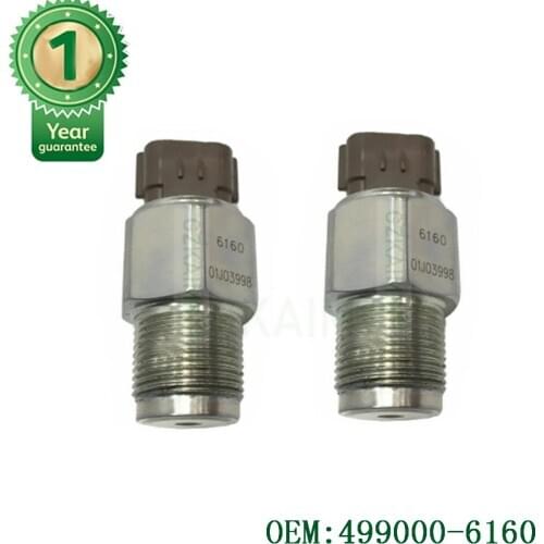 2xGOOD 6160 FUEL RAIL HIGH PRESSURE SENSOR for MITSUBISHI HINO Pathfinder 2.5L D40 Rail Pressure Sensor 499000-6160 4990006160