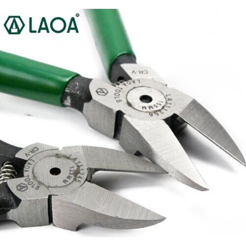 LAOA Outlet Forceps Pliers CR-V Diagonal Pliers Electrical Wire Cutting Side Snips Flush Plier
