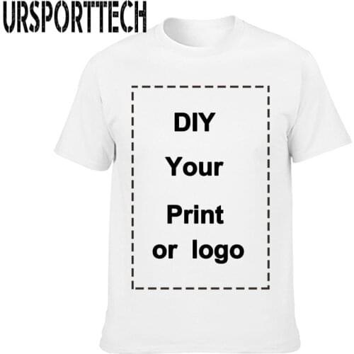Your OWN Design Brand Logo/Picture White Black Gray Custom tshirt Men and women harajuku t-shirt Plus Size T Shirt Men Clothing