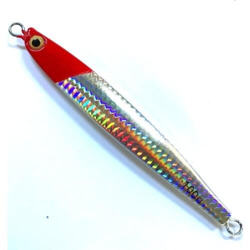 Deep sea Fishing Jigging Night glow Noctilucent Metal Jigbait Slow Jig Lure Spoon Bass Hook Spinner baits 40g 60g 80g 100g 150g