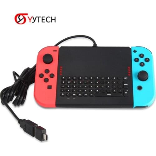 SYYTECH TNS-1777 Game Wired Keyboard with Keypad Indicator Light For Nintendo-Switch Joy-Con NS Game Accessories