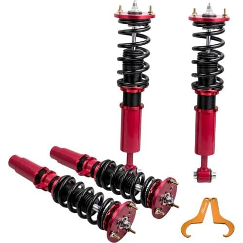 Coilovers For BMW 5 Series E60 2004-2010 523 525 528 530 535 Shock Struts Red